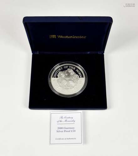 Numismatics interest - The Royal Mint 2000 Guernsey Silver P...