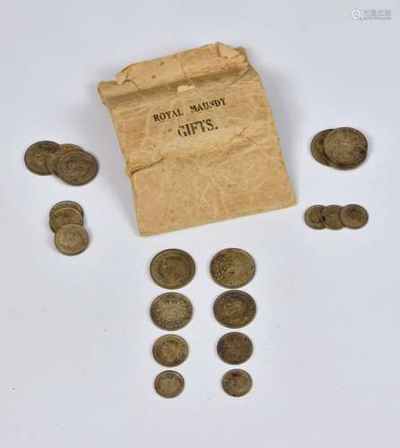 Numismatics interest - A collection of 1949 Maundy Money to ...