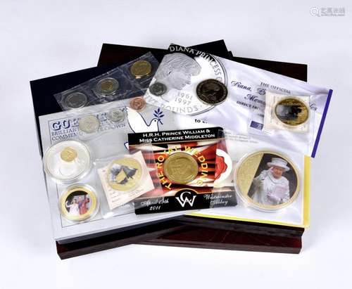 A collection of commemorative coins and sets by Windsor Mint...