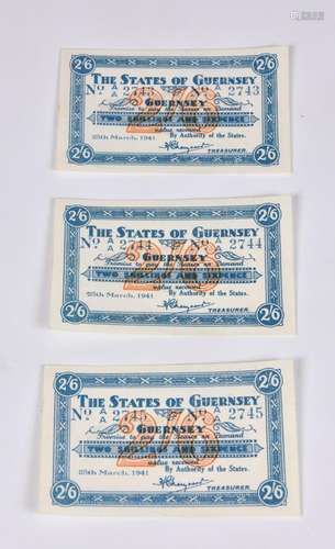 British Banknotes - The States of Guernsey - German Occupati...