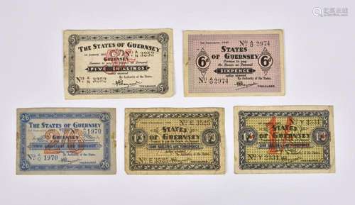 BRITISH BANKNOTES - THE STATES OF GUERNSEY - German Occupati...