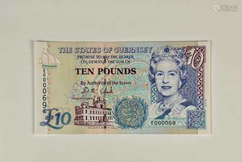 BRITISH BANKNOTE - The States of Guernsey - Ten Pounds c. 19...