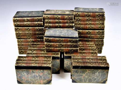 A collection of forty seven early 19th century pocket size b...