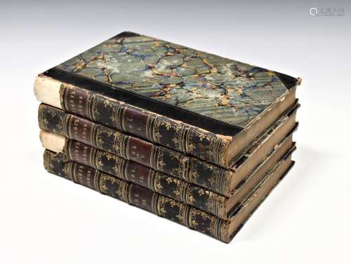 Knight, Charles - London, vols I, III, IV and V, 1841-43, pu...