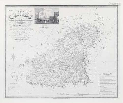 After James Cochrane Junior - A Map of the Island of Guernse...