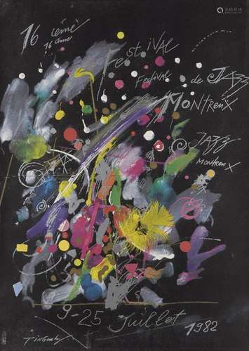 JeanTinguely,Swiss1925-1991-MontreuxJazzFestivalPoster,1982;...