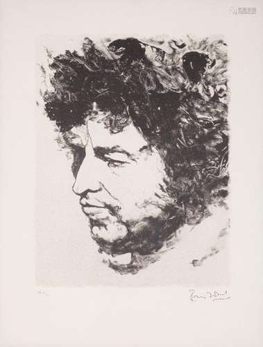 RonnieWood,Britishb.1947-BobDylan,2014;gicl閑printonArchesA