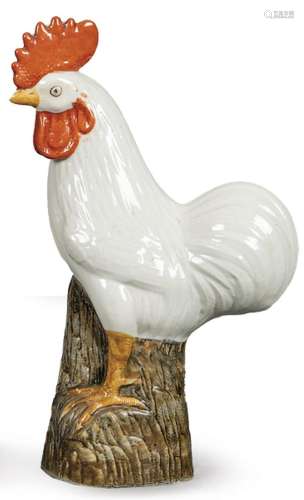 Chinese porcelain "Rooster" following models of Co...