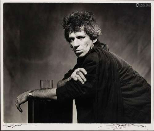 BobCarlosClarke,Irish1950-2006-KeithRichards,1986;gelatinsil...