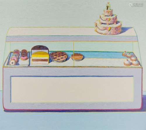 WayneThiebaud,American1920-2021-BakeryCase,2018;offsetlithog...