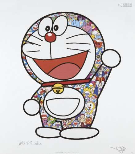 TakashiMurakami,Japaneseb.1962-Doraemon:HipHipHurrah!,2018;o...