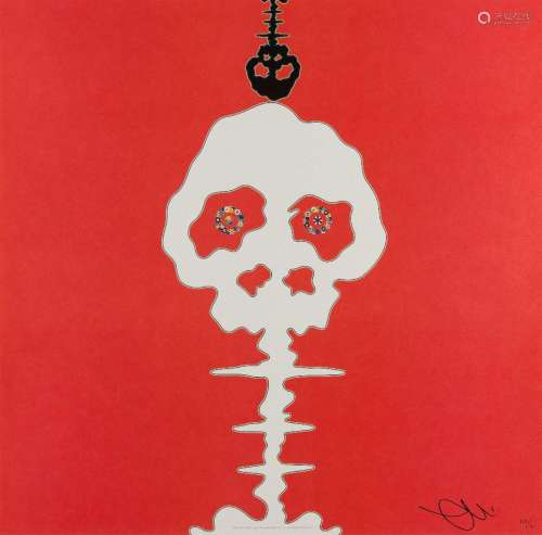 TakashiMurakami,Japaneseb.1962-RED-TIME,2008;offsetlithograp...