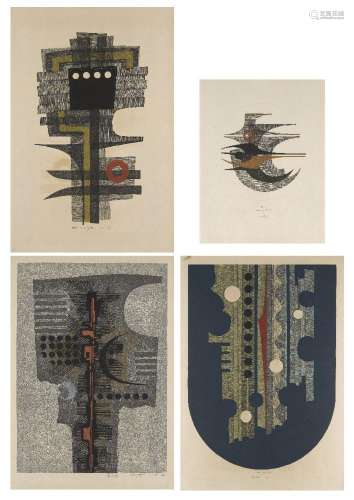 FumioFujita,Japaneseb.1933-BirdMonument,1964;Mask,1965;BirdC...