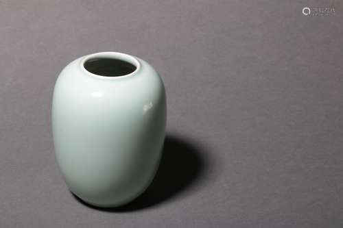 Celadon-Glazed Miniature Jar