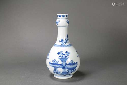 Blue and White Furnishings Vase