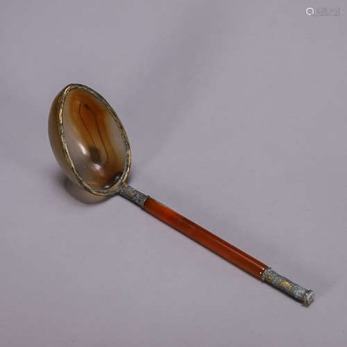 Agate Gold Coating Ladle