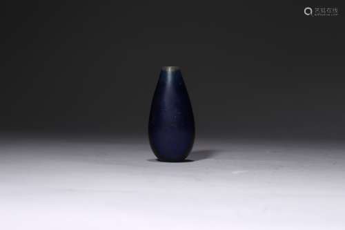 Blue Glassware Snuff Bottle