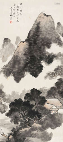 1911～2012 徐邦达 山水 设色纸本 立轴