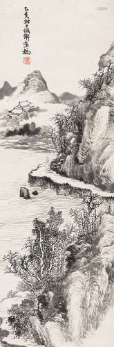 1892～1962 胡佩衡 山水 水墨纸本 立轴