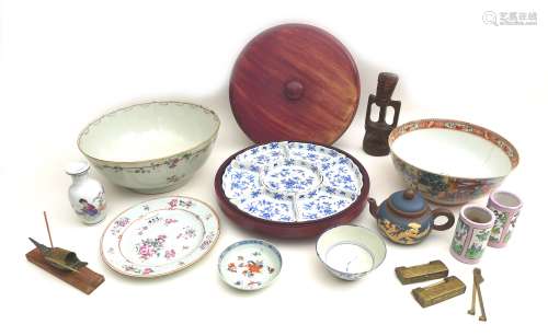 A collection of Chinese ceramics and other collectables, (1 ...