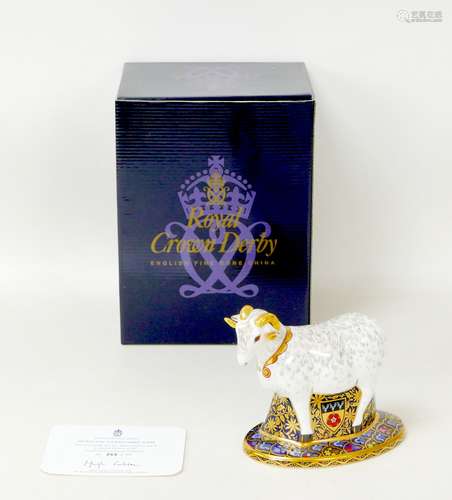 A Royal Crown Derby paperweight, modelled exclusively for Go...