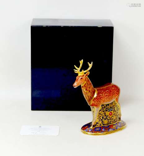 A Royal Crown Derby paperweight, modelled exclusively for Go...