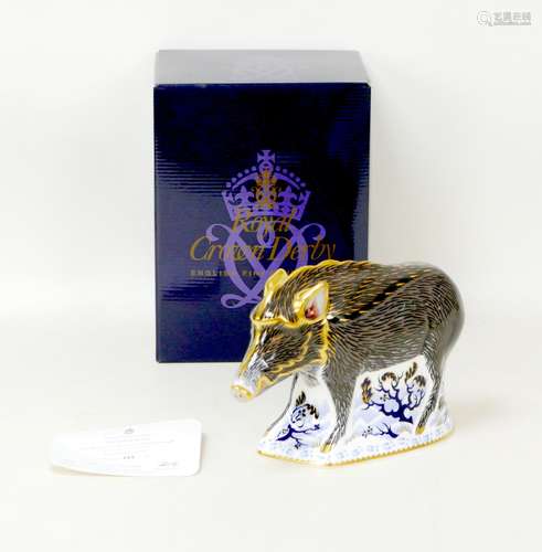 A Royal Crown Derby paperweight, modelled exclusively for Go...