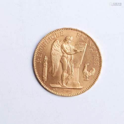 17-1 pièce de 100 francs or 1912- 32,2g1714