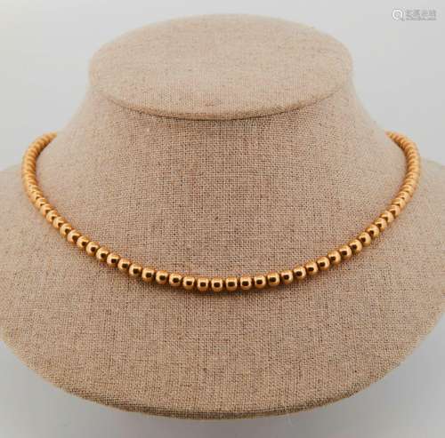 46 Collier marseillais en or jaune,  longueur 42 cm, poids 1...