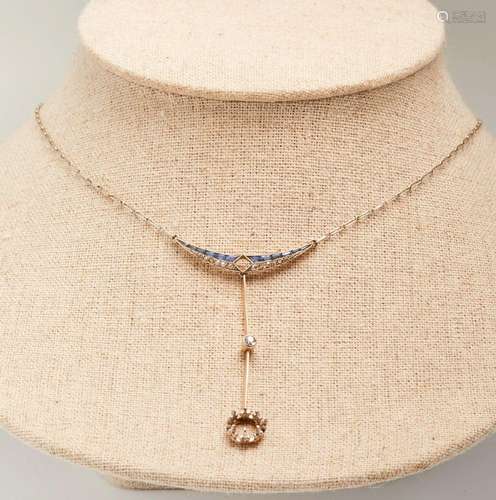 356 Monture de collier avec pendentif pour diamant (pourrait...