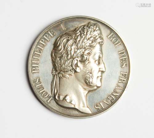 409 Médaille à l'effigie de Louis-Philippe en argent, ordre ...