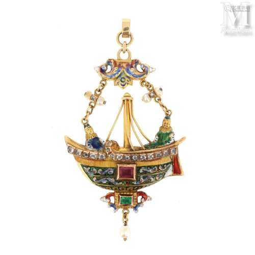 Pendentif caravelle