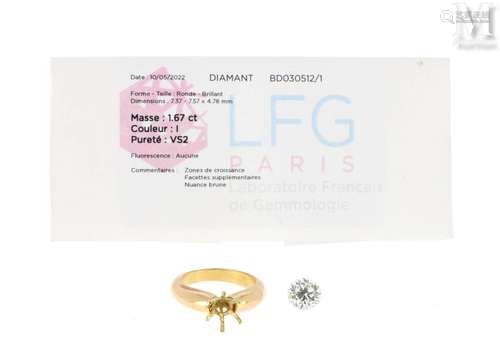 Bague Diamant solitaire