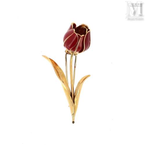 Broche tulipe