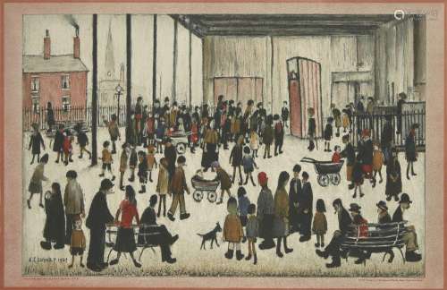 Laurence Stephen Lowry RBA RA, British 1887-1976- Punch and ...