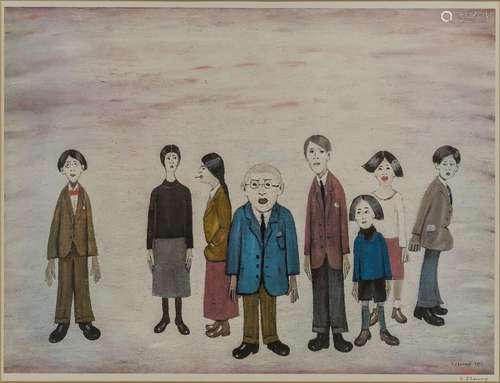 Laurence Stephen Lowry RBA RA, British 1887-1976- His Family...