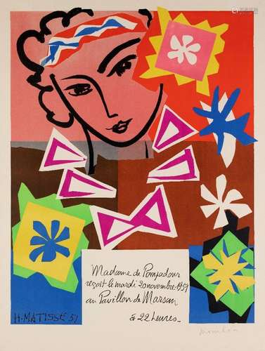 Henri Matisse, French 1869-1954- Madame de Pompadour, Pavill...