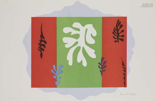 Henri Matisse, French 1869-1954-  The Dancer, 1949;  lithogr...