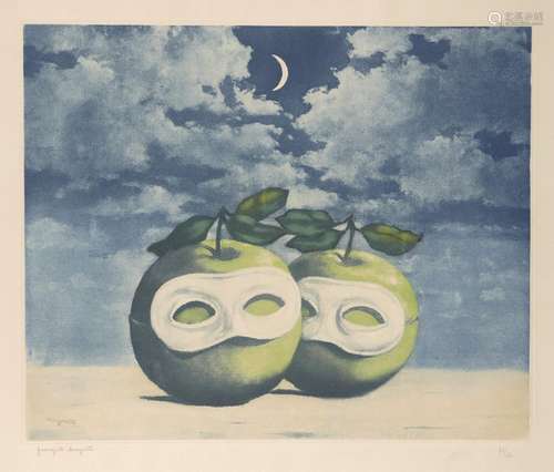 After Ren?Magritte, Belgian 1898-1967-La Valse H閟itation [K...