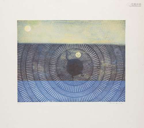 Max Ernst, German 1891-1976- Der Versunkene Mond, 1973; phot...