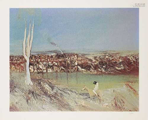 Sir Sidney Nolan OM AC CBE RA, Australian 1917-1992- Riverba...