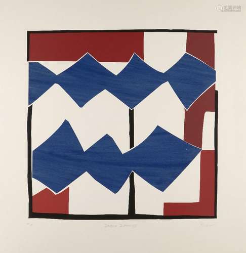 Sandra Blow RA, British 1925-2006- Double Diamond, 2003; scr...