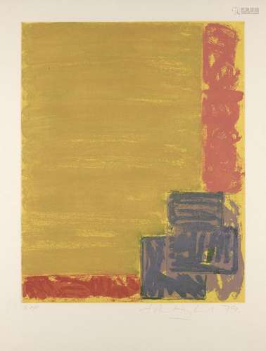 John Hoyland RA, British 1934-2011- View, 1979; etching with...