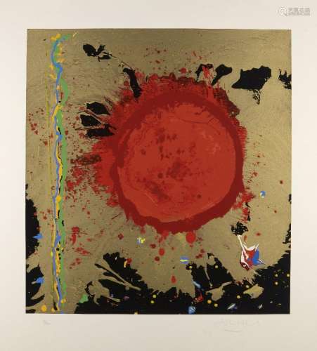 John Hoyland RA, British 1934-2011- Warrior Universe, 2010; ...