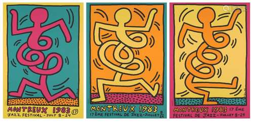 Keith Haring, American 1958-1990- Montreux Jazz Festival Pos...