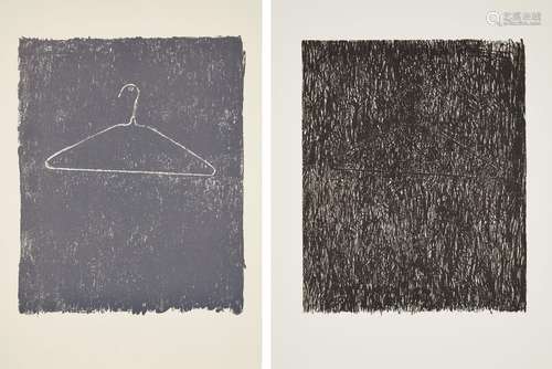 Jasper Johns, American b.1930- Coat Hanger 1 and Coat Hanger...