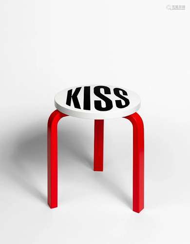 Barbara Kruger, American b.1945- Untitled (Kiss), 2019; Arte...