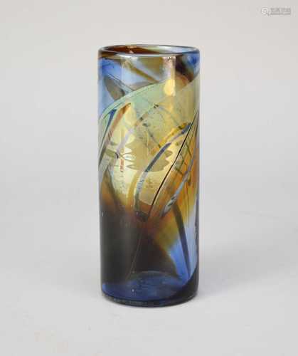 George Elliott studio glass vase