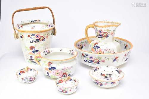 A Mason's ironstone wash set