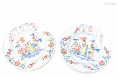 A pair of London delft dishes, Lambeth